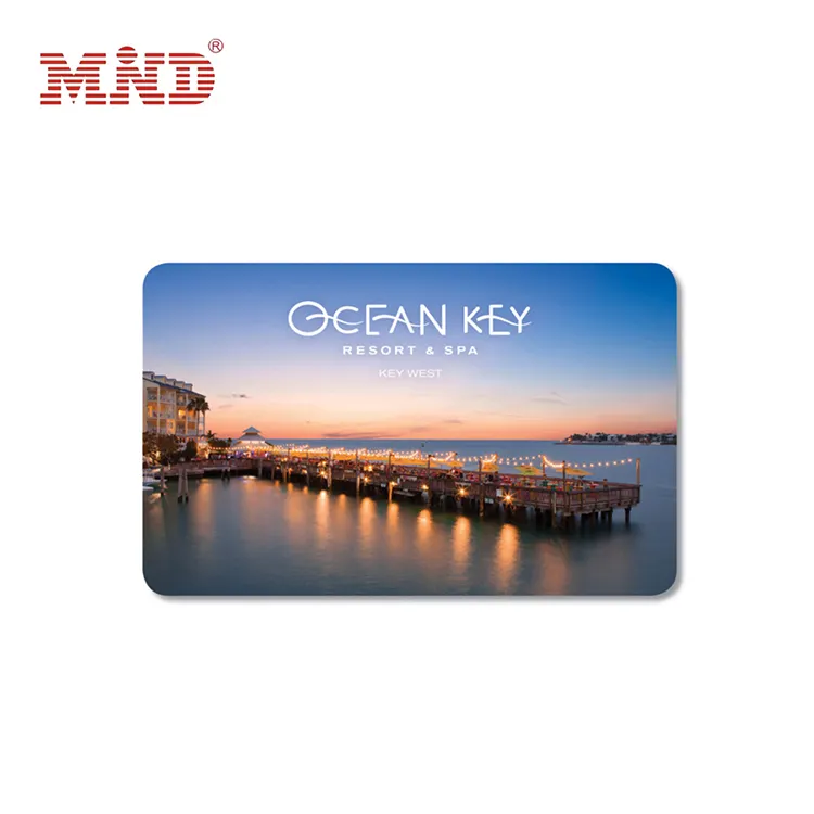 Printed Pvc Card Plastic PVC Smart RFID Hotel Key Card With Custom Printing