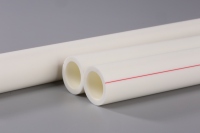 Tuyau en plastique PPR pour eau chaude et froide, matériau de plomberie durable en PP