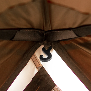 เต็นท์กางกลางแจ้งแบบพกพาเต็นท์โพลีเอสเตอร์ไฟเบอร์กลาสระบายอากาศตาข่ายหน้าต่างสำหรับเดินป่า - Product Image 4