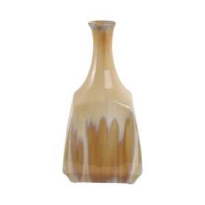 Vaso Decorativo in Ceramica Smaltata Bicolore, Vaso Scultoreo per Fiori, per Soggiorno, Arredamento Casa, Cucina, Camera da Letto - Product Image 4