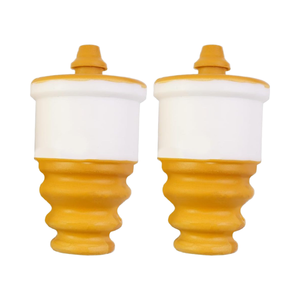 Kit de butées de suspension avant et arrière pour <span class=keywords><strong>Fiat</strong></span> <span class=keywords><strong>500</strong></span> Abarth, Panda 2012-2023, bloc tampon en caoutchouc pour <span class=keywords><strong>amortisseur</strong></span>, 1 paire/ensemble - Product Image 1