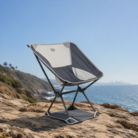Chaise de camping pliante compacte et légère à ouverture rapide pour l'extérieur, la randonnée, les voyages, la pêche et la plage – Vente en gros usine