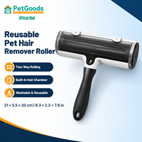 Rouleau Brosse Réutilisable pour Enlever les Poils d'Animaux, Nettoyeur de Peluches ABS TPR pour Poils de Chien et de Chat sur Vêtements, Canapés, Literie et Tapis, Utilisation Domestique
