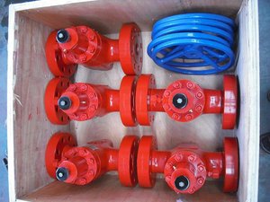 Vanne à opercule manuelle à double joint métallique pleine passée, conçue et fabriquée par Jiangsu Wellhead FL FLS FL FLS SLAB GATE VA - Product Image 1