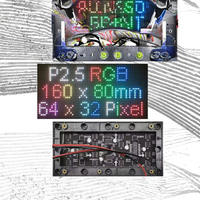 Module d'affichage LED couleur pleine P2.5 pour intérieur HUB75 160mm*80mm 64x32 pixels SMD RGB HDR 5000cd/m 165Hz
