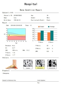 Ultraschall-Knochen densito meter/Automatisches Knochendichte-Scan-Gerät für Kinder und Erwachsene - Product Image 5