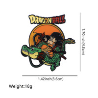 28 styles de broches en métal DIY, badge DRAGON BAII Goku Vegeta Shenron, bijoux fantaisie, broches de dessin animé en alliage, broche d'anime