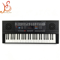 Teclado Electrónico HUASHENG de 54 Teclas, 100 Timbres, 100 Ritmos, Reproductor USB SD MP3, Control de Volumen y Tempo, Aprendizaje Musical para Principiantes