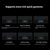 Clavier flottant Xiaomi Focus d'origine pour Xiaomi Pad 7S Pro 12.5, connexion magnétique, rétroéclairé, pavé tactile complet