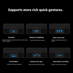Clavier flottant Xiaomi Focus d'origine pour Xiaomi Pad 7S Pro 12.5, connexion magnétique, rétroéclairé, pavé tactile complet - Product Image 2