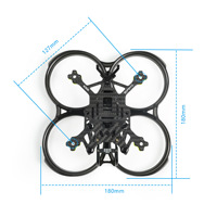 Untuk GEP-CT30 Rangka Drone FPV Serat Karbon 3 Inci Cinewhoop DuctedChassis PC PET Pelindung Baling-Baling 7075 Dudukan Kamera Anti Getaran