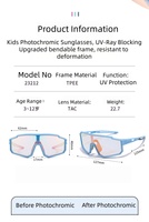 Nouvelles Lunettes de Soleil Sportives Photochromiques Polarisées à Monture Complète 2026 Protection UV400 pour Cyclisme, Course à Pied et VTT en Extérieur