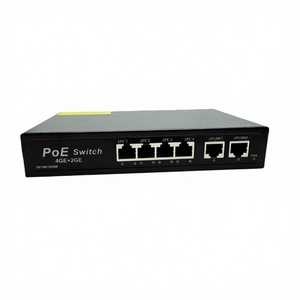 Commutateur réseau PoE 6 ports NB/TAIHUAN FG-4842QGS 4+2 10/100M & 1000M Uplink IEEE 802.3af/at 78W pour système de sécurité - Product Image 3