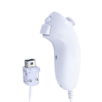 Manette de jeu sans fil d'usine pour contrôleur Nunchuck à distance Wii pour manette Wii avec étui en silicone et sangles
