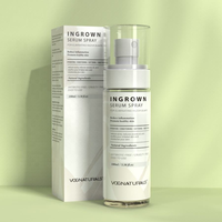 Sérum en spray naturel pour poils incarnés sous marque privée – Réduit et élimine les boutons de rasoir, apaise les irritations après épilation, traitement capillaire