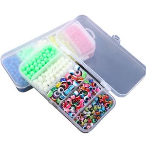 SNEDA 500pcs Glow-in-the-Dark Bass/Leurre faisant des perles de pêche (5/6/8mm) perles de bouchon en plastique couleurs assorties pour outils de pêche - Product Image 3