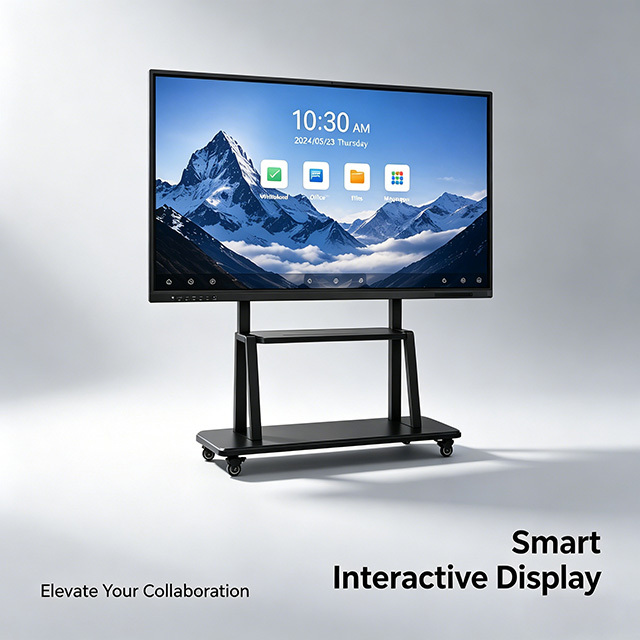 Intelligent 65 Inch Wireless Screen Sharing Interactive Flat Panel with Dual System Interactive Flat Panel for Office