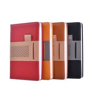 A5 PU Leather Planner Notebook with Card Slot & Magnetic Closure, Business Journal for Office - Product Image 1