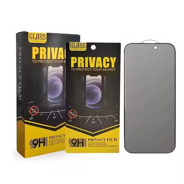 2025 Wholesale Privacy Screen Protector Anti-spy Tempered Glass for Iphone 12 13 14 15 16 for Apple 17 Pro Max Plus Xs Xr X Mini