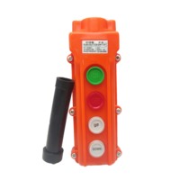 COB-61DR interrupteur de télécommande d'arrêt d'urgence télécommande filaire rf télécommande de grue interrupteur à bouton-poussoir de levage