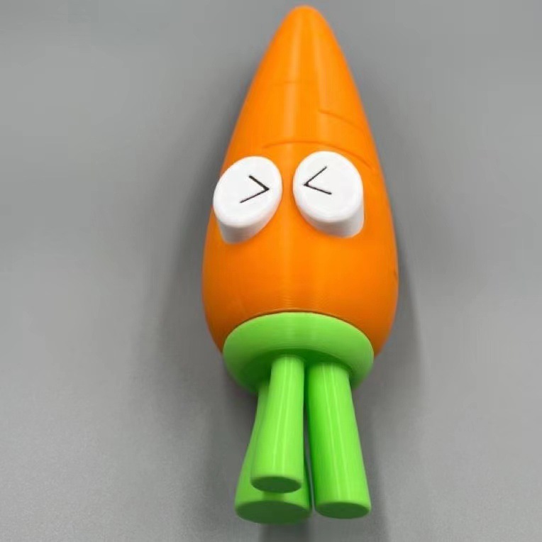 Прямая поставка с завода, телескопический меч редьки, креативный 3D Печатный пластиковый нож, игрушки для морковного моделирования, сетка, красные декомпрессионные игрушки