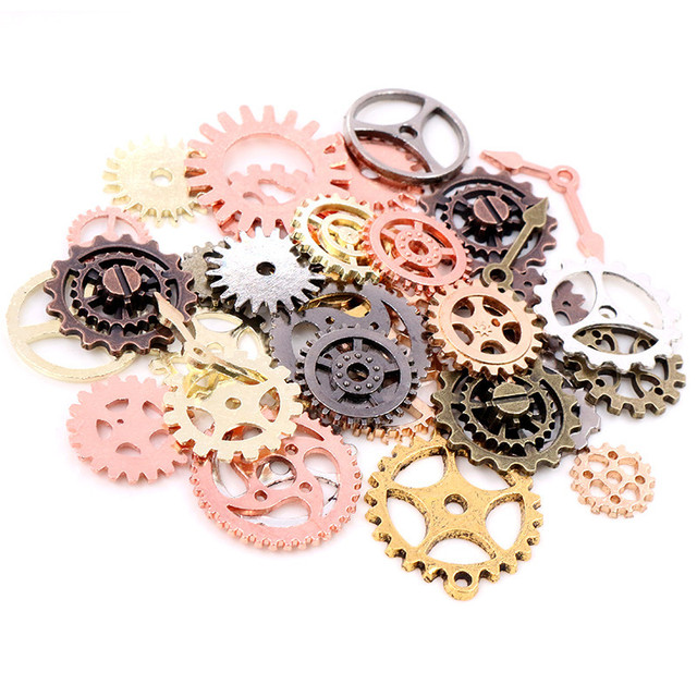 Fashion Mix Alloy Mechanical Steampunk Cogs & Gears Diy Accessories