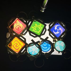 42 designs Jeu <span class=keywords><strong>Genshin</strong></span> Impact Oeil de Dieu <span class=keywords><strong>Porte</strong></span>-clés Liyue Fontaine Métal Double Face Transparent Pendentif <span class=keywords><strong>Porte</strong></span>-clés - Product Image 3