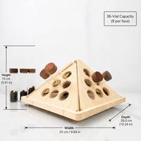 Support de rangement en bois pour capsules de café, organisateur de dosettes pour comptoir de cuisine, bar à café, décoration de la maison