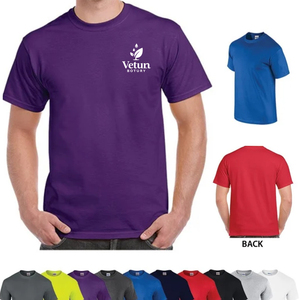 Promotional Ultra Cotton T-shirts Custom Printed Embroidered Logo T Shirts