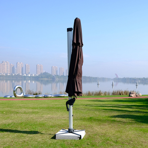 Sombrilla Grande para Exteriores, Sombrilla Romana con Soporte para Jardín, Sombrilla de Aluminio en Cantilever para <span class=keywords><strong>Patio</strong></span> y Playa - Product Image 5