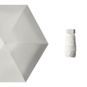 Beau parapluie promotionnel de capsule d'ombre de 5 plis parapluie léger de protection UV avec le logo adapté aux besoins du client - Product Image 4