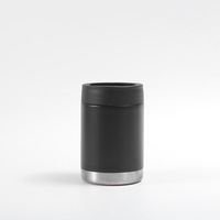 Refroidisseur de bouteille de canette standard en acier inoxydable manchon de canette à double isolation de 14oz pour canettes ou bouteilles de taille standard de 12oz