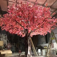 Décoration de mariage Fleurs roses Arbre Sakura Arbres à fleurs de cerisier artificielles pour la décoration de fêtes et d'événements