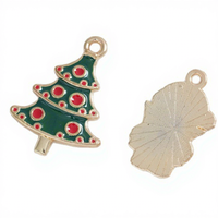 Accessoire de Noël en émail goutte d'huile, Pendentif pour sapin de Noël, Accessoire pour bracelet, collier, boucles d'oreilles, Ornement de Noël, Cadeau de Noël