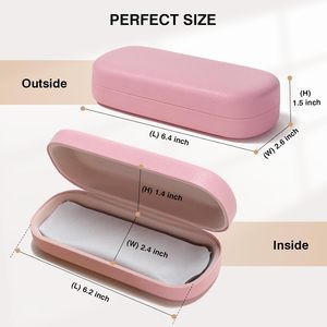 Fábrica al por mayor logotipo personalizado de lujo de alta calidad barato gafas de moda caja de hierro negro blanco marco gafas caja Sunglass casos - Product Image 2