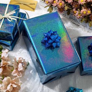 กระดาษห่อของขวัญลายเลเซอร์สีสันสดใส เหมาะสำหรับงานเลี้ยงฉลองทารก วันวาเลนไทน์ วันแม่ วันคริสต์มาส และงานวันเกิด - Product Image 6