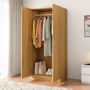 <span class=keywords><strong>Armoire</strong></span> en bois économique, simple, en bois massif, style <span class=keywords><strong>armoire</strong></span> de rangement, avec portes battantes, pour la maison, les chambres, les petits appartements, la location - Product Image 4