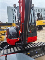 Mini-excavatrice hydraulique d'occasion Kubota U55, petite machine de terrassement et de construction, équipement de creusement avec moteur