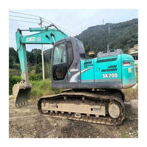 Excavadora de segunda mano original de baja hora 20 toneladas hidráulica usada en Japón Kobelco para trabajo pesado, excavadora para trabajo pesado - Product Image 3