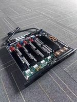 Amplificateur de puissance numérique de classe D à deux canaux, système audio professionnel, audio professionnel 2*6000W 8OHM
