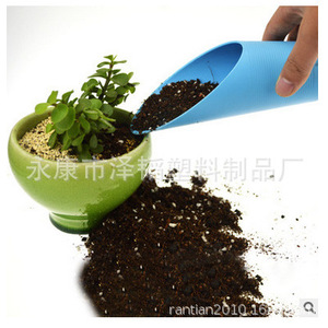 Bêche en plastique pour le jardinage, transfert de terre, couleur rose et bleue, outil de paysagisme - Product Image 3