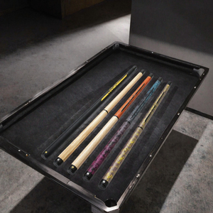 Queue de billard Little Monster de haute qualité, légère, en fibre de carbone, avec joint central en alliage d'aluminium, 2 pièces, pour billard américain et snooker, 13 mm - Product Image 3