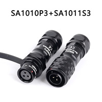 Prise d'aviation étanche WEIPU IP67 SA1010/P2 3 4 5 & SA1011/S2 3 4 5 accessoires de connecteur d'aviation