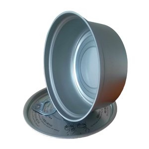 Biểu Tượng Tùy Chỉnh Kích Cỡ Khác Nhau Rỗng Cá Ngừ Lon Với Dễ Dàng Mở End Tin Có Nắp Đậy Cho Cá Thịt Ướt Thức Ăn Vật Nuôi đóng hộp - Product Image 2