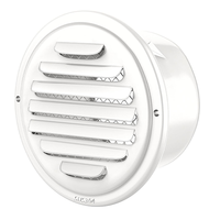 201 couvercle en acier inoxydable étanche à la pluie tuyau de ventilation rond conduit d'air capuchon de grille d'échappement pour système HVAC