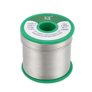 Lead free soldering wire Sn99.3Cu0.7 1KG 1.2mm solder wire for circuit board assembly