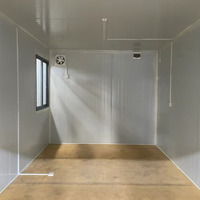Maison conteneur préfabriquée mobile de 20 pieds, résidence modulaire préfabriquée