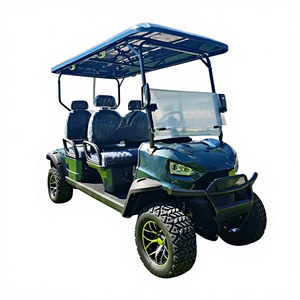 Voiturette de golf électrique 8 places, couleur et logo personnalisés pour parc à thème, zone touristique - Product Image 1