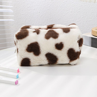 Gentle Lady Soirée Dress Clutch Dopamine Fluffy Cosmetic Clip Bag