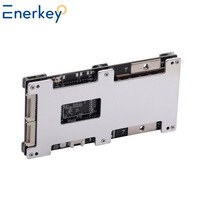 Enerkey 60V 50A Smart BMS PC 16S untuk Paket Baterai Lithium Ion/LiFePO4 dengan Fungsi Penyeimbang 48V 12V 24V